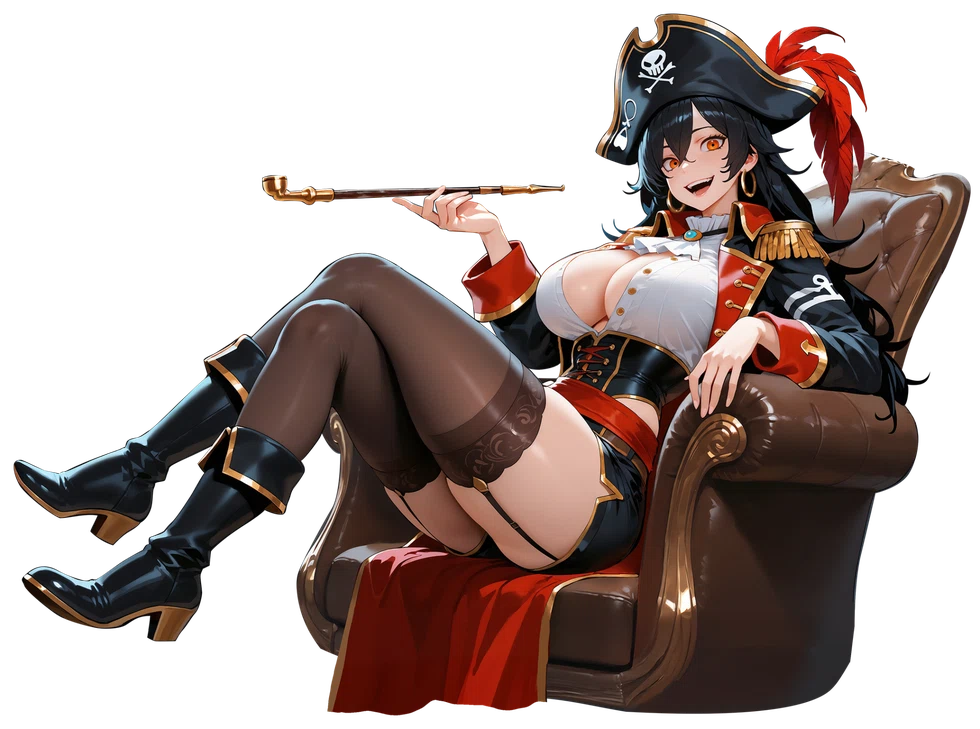 Void Sirens pirate captain character